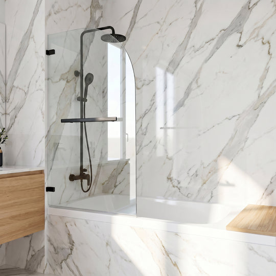 Orion Frameless Hinged Tub Door