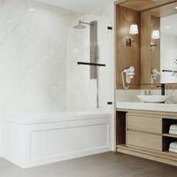 Orion Frameless Hinged Tub Door