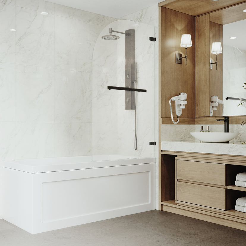 Orion Frameless Hinged Tub Door