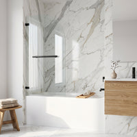 Orion Frameless Hinged Tub Door