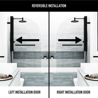Orion Frameless Hinged Tub Door