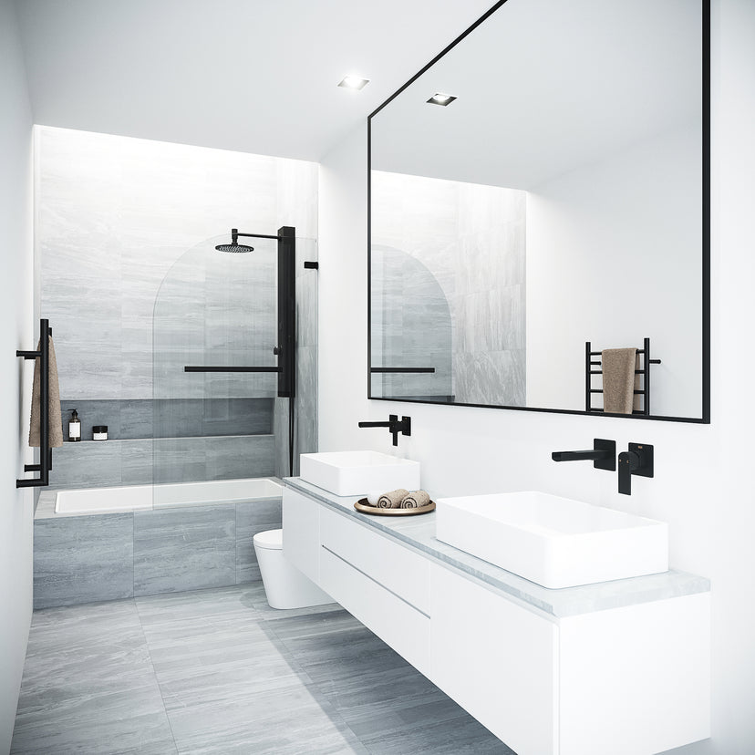 Orion Frameless Hinged Tub Door