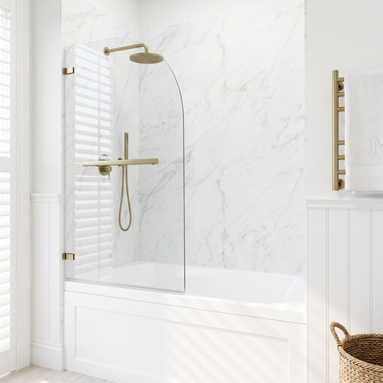 Orion Frameless Hinged Tub Door