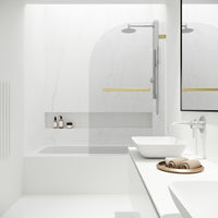 Orion Frameless Hinged Tub Door