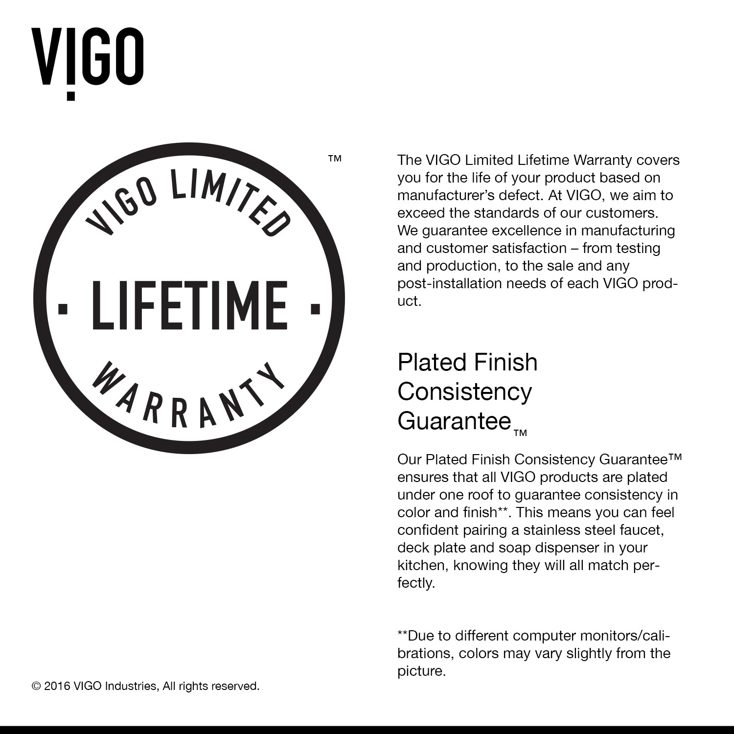 VG6072STCL24/VG6072STCL26/VG6072STCL28/VG6072STCL30