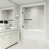 Rialto Frameless Hinged Tub Door