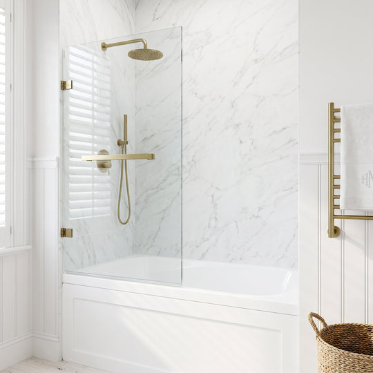 Rialto Frameless Hinged Tub Door