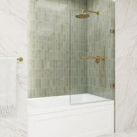 Rialto Frameless Hinged Tub Door