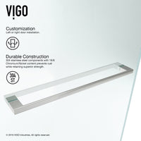 Rialto Frameless Hinged Tub Door