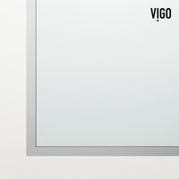 Zenith 34 in. W x 62 in. H Frameless Fixed Tub Screen in Chrome with 3/8 in. (10mm) Clear Glass and Cass 4-Piece Bath Hardware Set