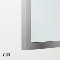Zenith 34 in. W x 62 in. H Frameless Fixed Tub Screen in Chrome with 3/8 in. (10mm) Clear Glass and Arden 3-Piece Bath Hardware Set