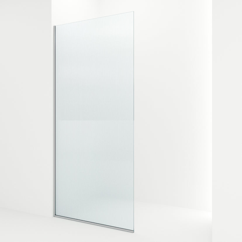Meridian Zenith 34 x 74 in. Semi-Framed Fixed Shower Screen