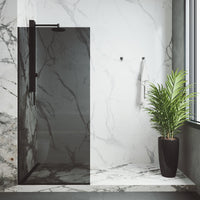 Meridian Zenith 34 x 74 in. Semi-Framed Fixed Shower Screen