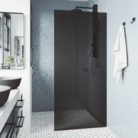 Meridian Zenith 34 x 74 in. Semi-Framed Fixed Shower Screen