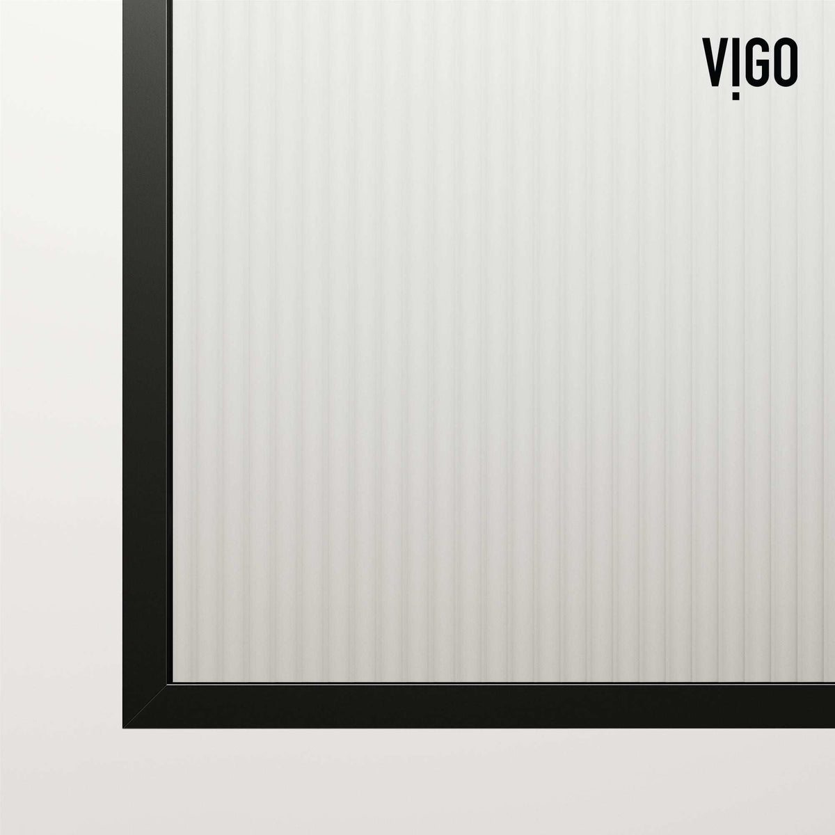 Matte black frameless shower screen with fluted glass, reversible door, and tempered safety glass
