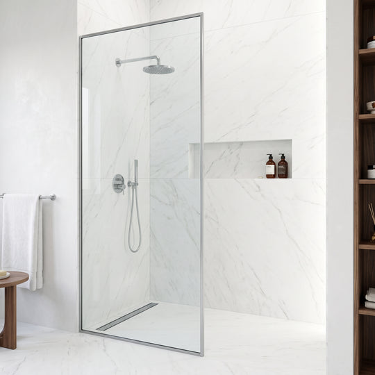 Meridian Framed Fixed Shower Screen