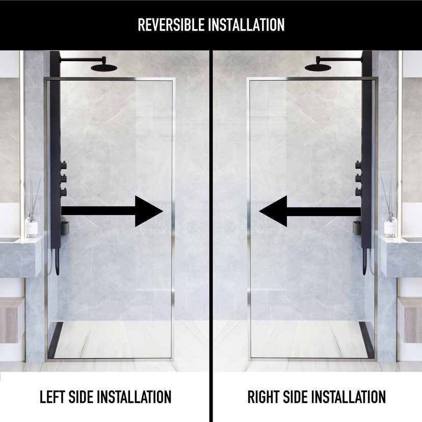 Meridian Framed Fixed Shower Screen