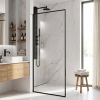 Meridian Framed Fixed Shower Screen