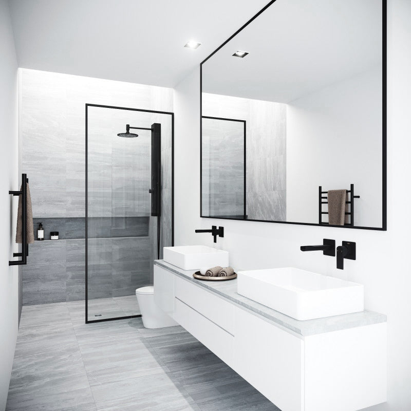 Meridian Framed Fixed Shower Screen