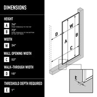 Meridian Framed Fixed Shower Screen