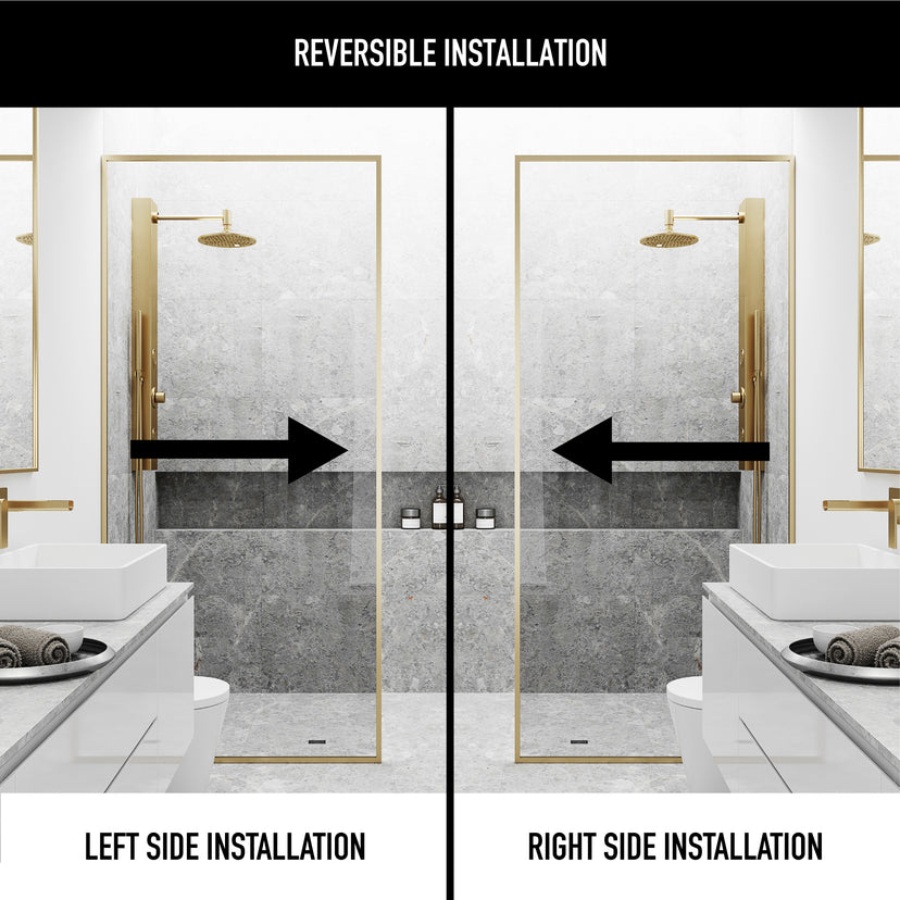 Meridian Framed Fixed Shower Screen