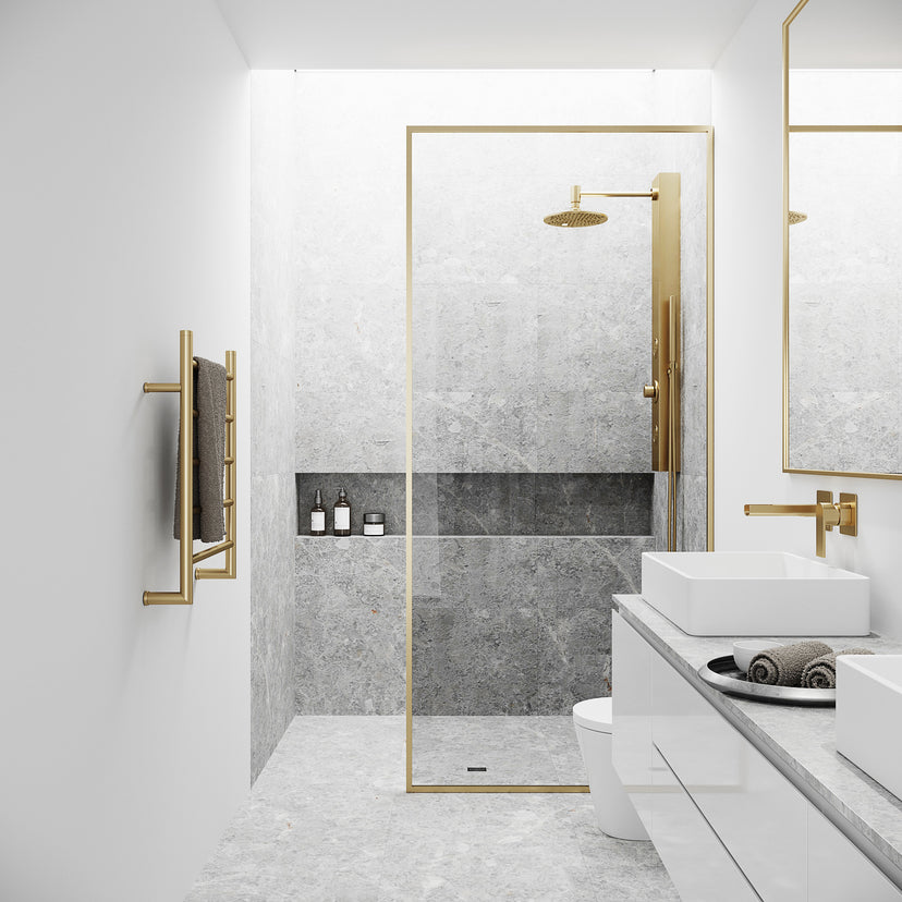 Meridian Framed Fixed Shower Screen
