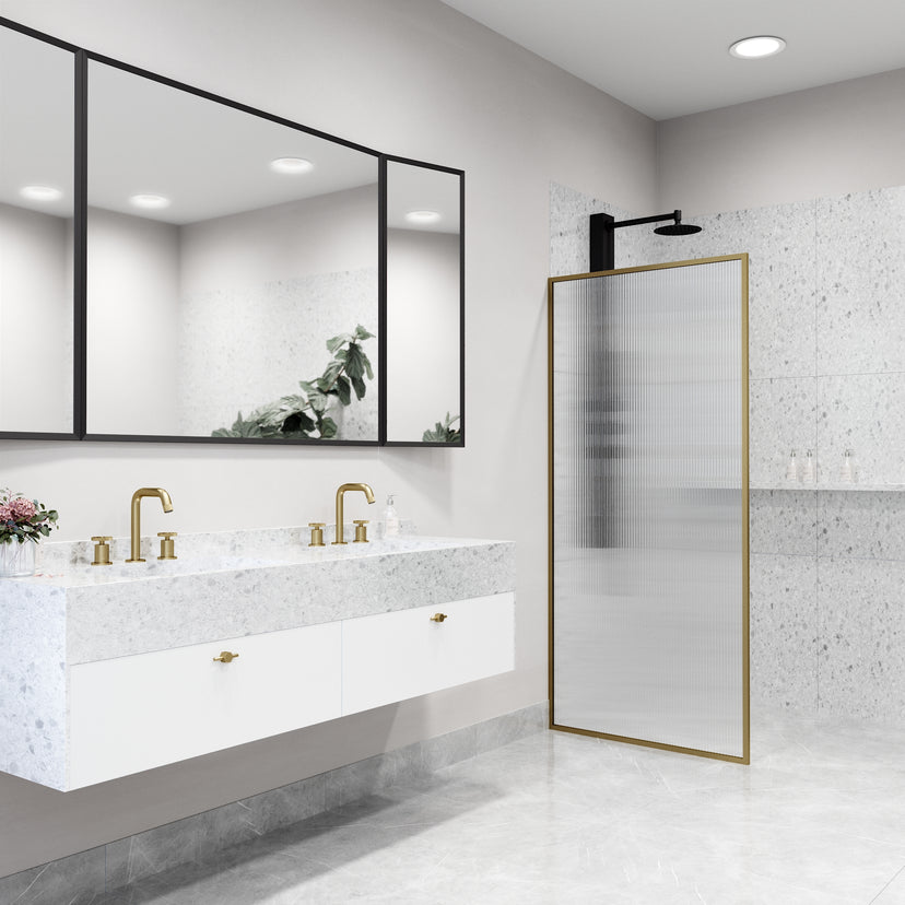 Meridian Framed Fixed Shower Screen