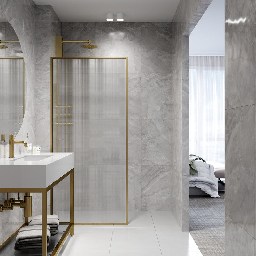 Meridian Framed Fixed Shower Screen