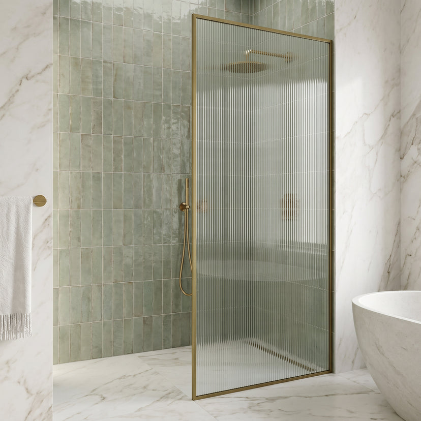 Meridian Framed Fixed Shower Screen