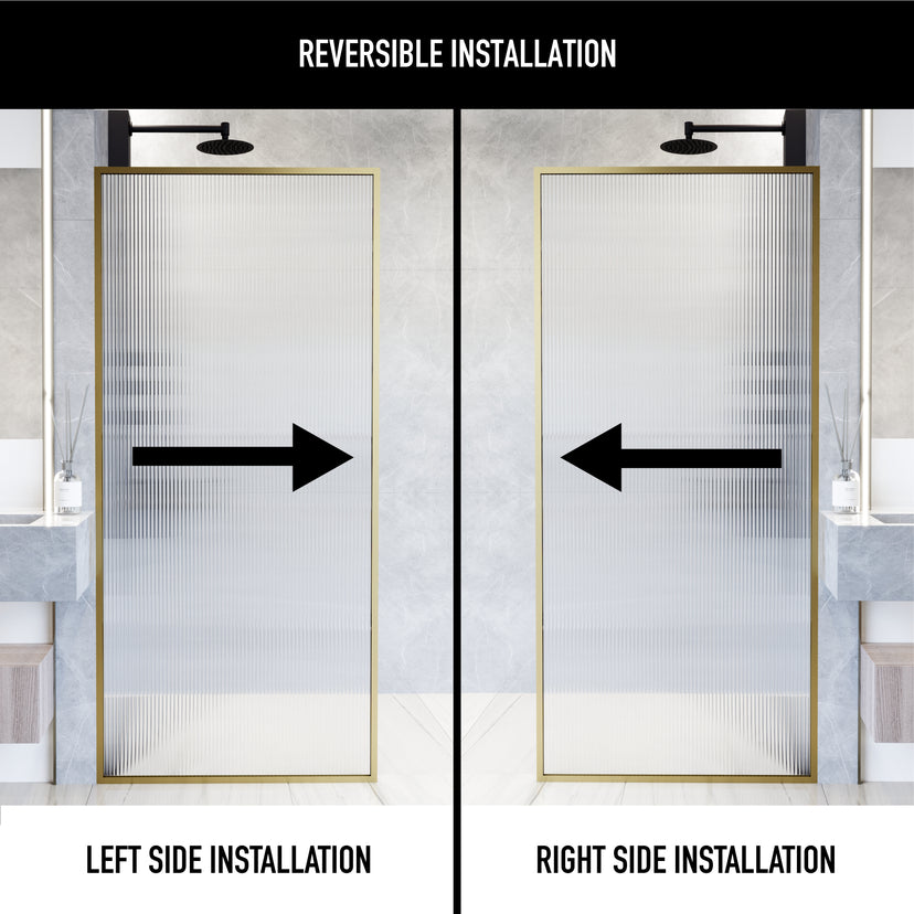 Meridian Framed Fixed Shower Screen