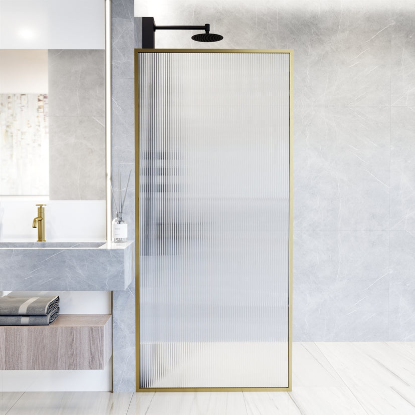 Meridian Framed Fixed Shower Screen