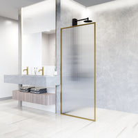 Meridian Framed Fixed Shower Screen