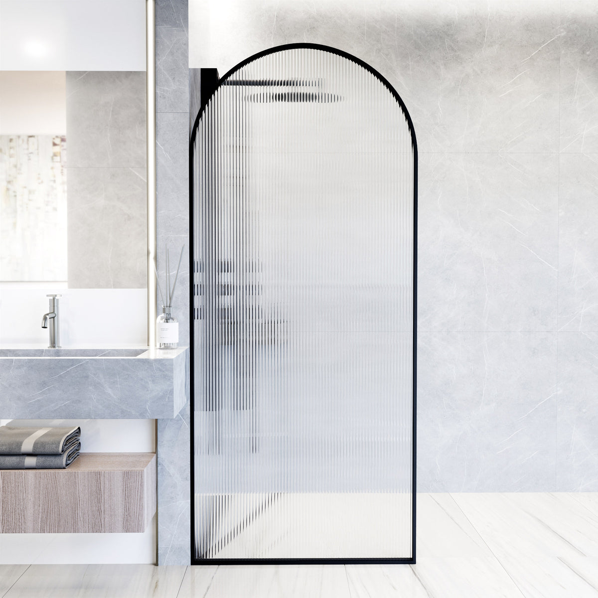 Arden Framed Fixed Shower Screen