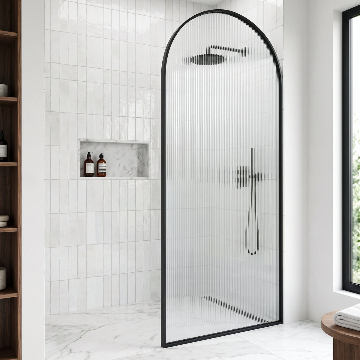Arden Framed Fixed Shower Screen