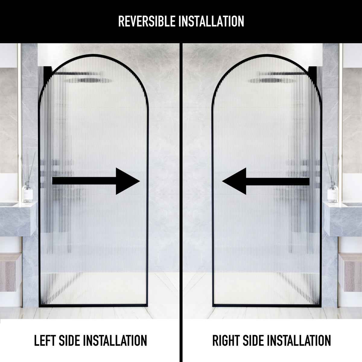Arden Framed Fixed Shower Screen