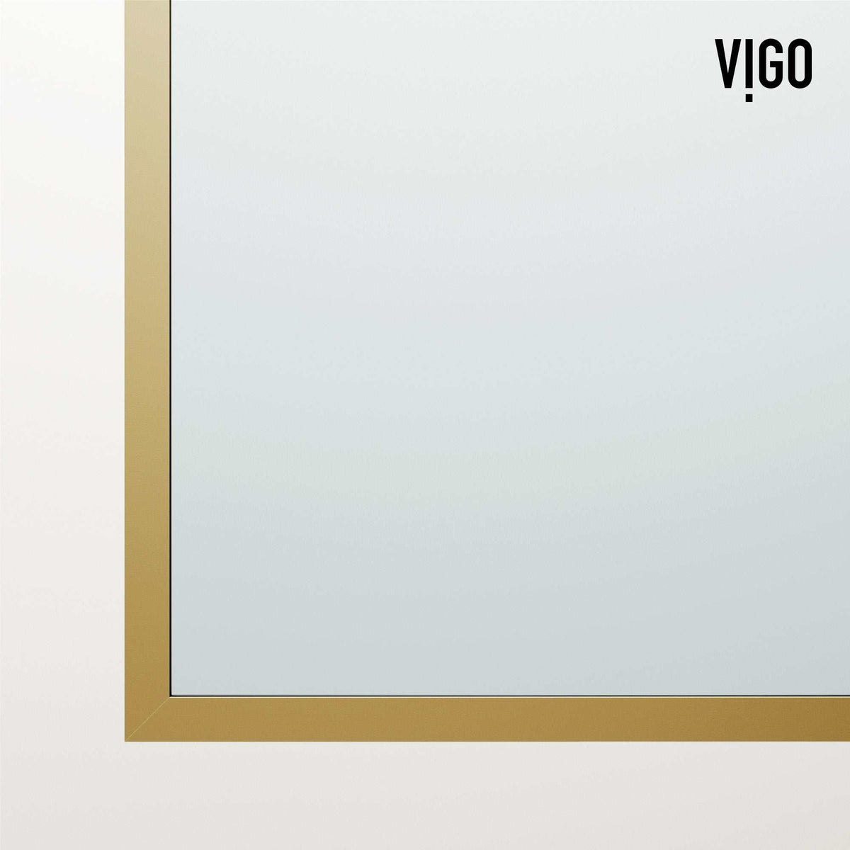 Modern shower screen with framed design and matte gold finish