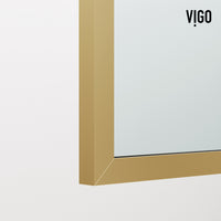 Arden 34 in. W x 78 in. H Framed Fixed Shower Screen Door and Satro 3-Piece Bath Hardware Set in Matte Brushed Gold