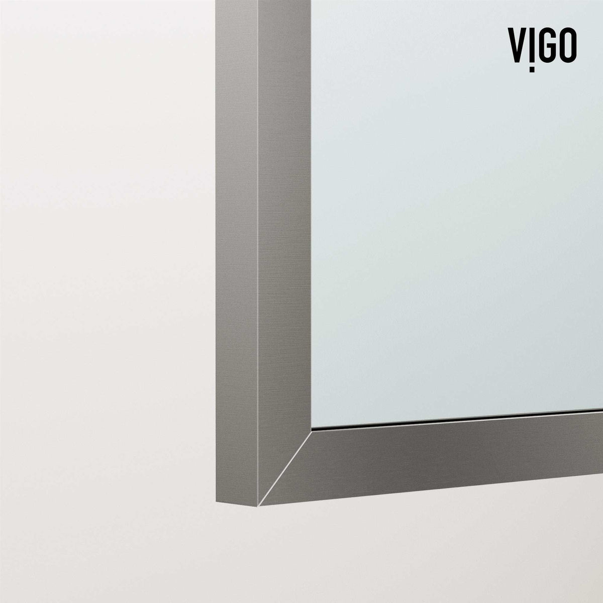 Clear tempered glass shower screen with stainless steel frame and reversible door