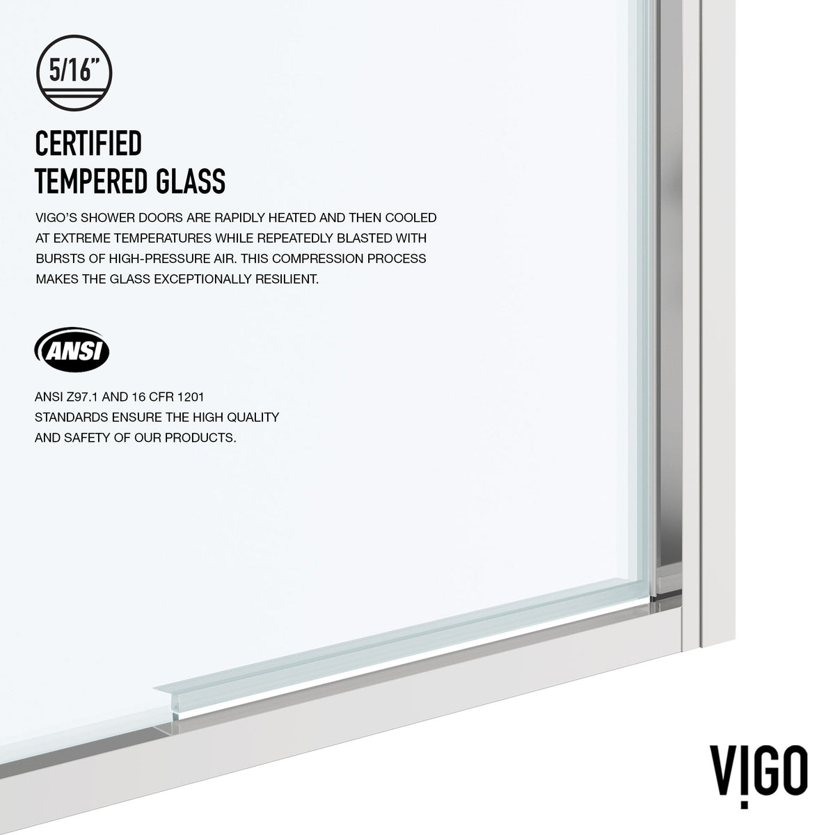 Framed shower door featuring chrome finish and pivot door opening