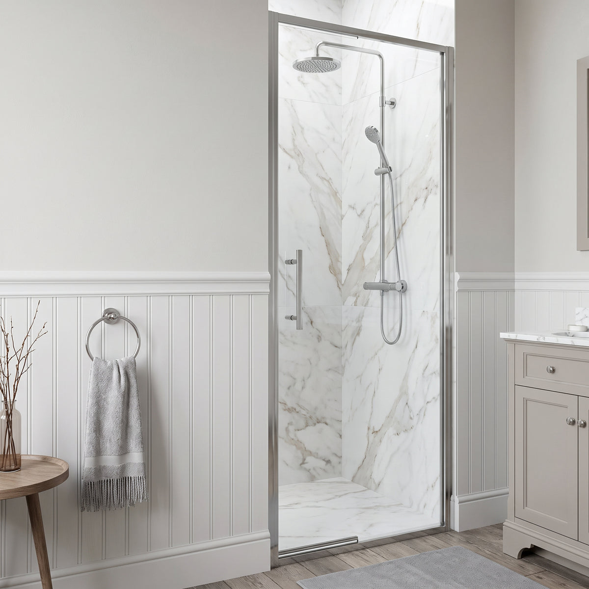 Astoria Framed Pivot Shower Door