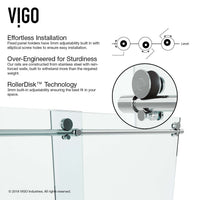 Clear glass frameless shower door with bar handle and chrome finish