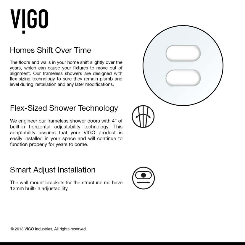Alcove installation shower door with exposed rollers and cool touch exterior