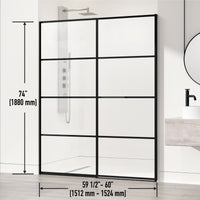 Meridian Hinged Shower Door