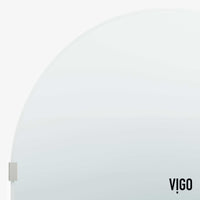78-inch chrome shower screen, frameless, clear tempered glass, fixed installation