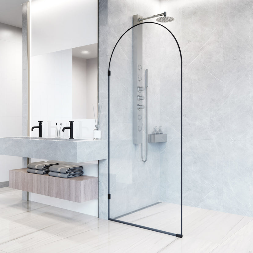 Arden Frameless Fixed Shower Screen