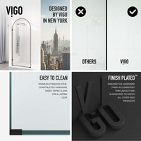 Modern matte black shower screen, framed, clear glass, stainless steel hardware