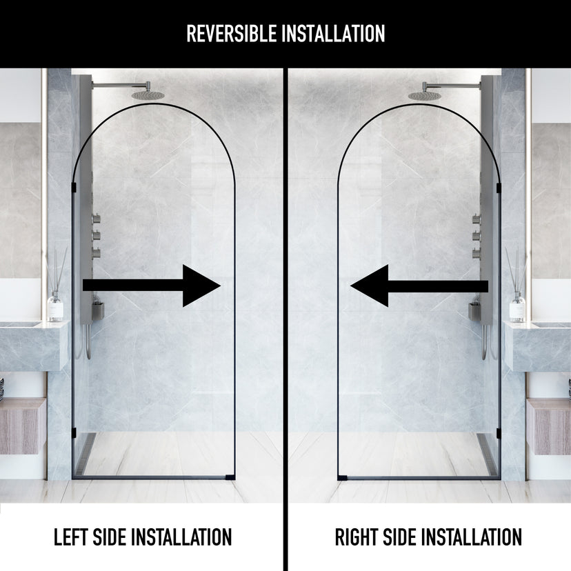 Arden Frameless Fixed Shower Screen