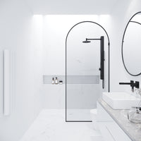 Arden Frameless Fixed Shower Screen