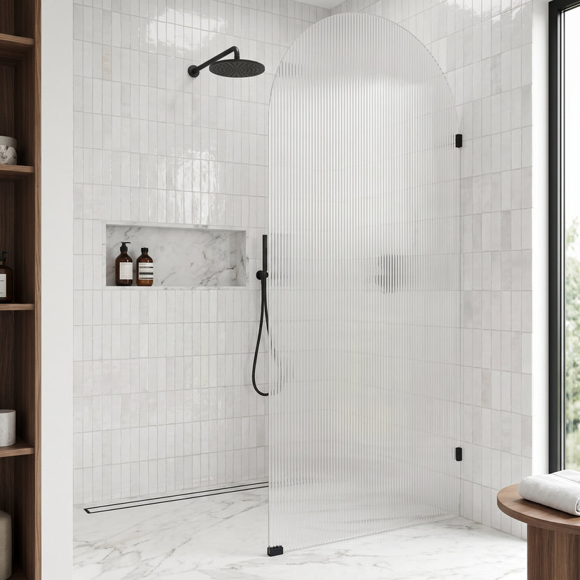 Arden Frameless Fixed Shower Screen