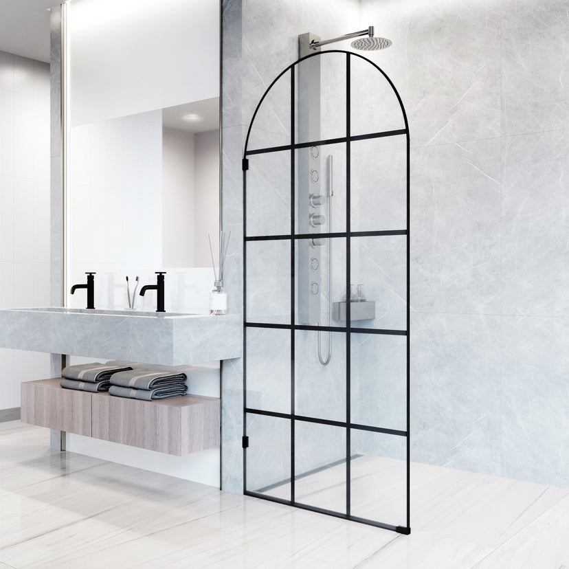 Arden Frameless Fixed Shower Screen